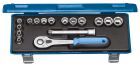 GEDORE Steckschlüssel-Satz 3/8" 16-tlg 6-kant 6-19 mm