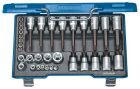 GEDORE Schraubendreher-Satz 1/2"+1/4" 34-tlg TORX