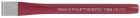 KRAFTWERK Flachmeissel 18 mm x 165 mm lackiert