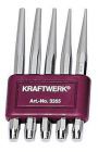 KRAFTWERK Durchschlägersatz mit Halter 2-6 mm 5 Teile