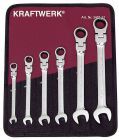 KRAFTWERK Gelenk Ratschenschlüssel CLICKRAFT flexibel 6 Teile