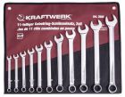 KRAFTWERK Gabelringschlüsselsatz 1/4"-1" 13 Teile in Rolltasche