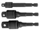 KRAFTWERK Schlag Stecknuss Adapter Satz 3 Teile