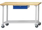 Anke Arbeitstisch fahrbar 1500x800x890mm Kunststoffschichtplatte 401.853