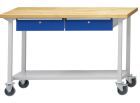 Anke Arbeitstisch fahrbar 1500x800x890mm Kunststoffschichtplatte 401.885