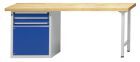 Anke Kombiwerkbank Serie V Breite 2000mm mit verzinkter Stahlblechplatte Nr. 410.830