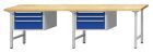 Anke Kombiwerkbank 633V Serie V 2800mm verzinkte Stahlblechplatte Art. 411.277