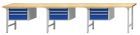 Anke Kombiwerkbank 643V Serie V 4050mm verzinkte Stahlblechplatte 411.645
