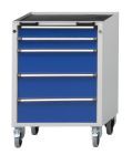 Anke Rollcontainer Modell 75V Serie V 660 Wanne mit Antirutschmatte 450.310
