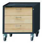 Anke Rollcontainer 53V Serie VH 660 Wanne mit Antirutschmatte 450.606