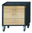 Anke Rollcontainer Modell 54V Serie VH 660 Wanne mit Antirutschmatte 450.608