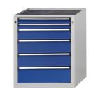 Anke Beistellschrank 660x615x800mm (BxTxH) RAL 7035/5010 Wanne
