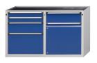 Anke Beistellschrank 1275x615x850mm (BxTxH) RAL 7035/5010 Wanne