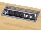 Anke Media Box RJ45 230V Serie VC in der Arbeitsplatte versenkbar 900.390