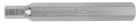 KS Tools 10mm CLASSIC Bit Innensechskant 75mm 6mm