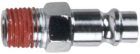 KS Tools Messing Stecknippel mit Außengewinde G 1/4 Zoll AG
