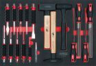 KS Tools SCS Feilen Meißel Hammer Satz 18 Teile in 1/1 Systemeinlage