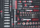 KS Tools SCS CHROMEplus 1/4"+3/8"+1/2" Steckschlüssel-Satz, 180-tlg. in 1/1 Systemeinlage