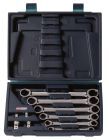 KS Tools GEAR plus Doppel Ratschenringschlüssel Satz 10 teilig 8 - 19mm