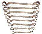 KS Tools BRONZE plus Doppel Ringschlüssel Satz gekröpft achtteilig 1/4 - 1 Zoll
