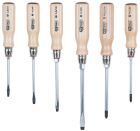 KS Tools ERGOTORQUE WOOD Schraubendreher Satz 6 Teile