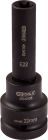 KS Tools 1 Zoll Kraft Bit Stecknuss E-Torx lang E18