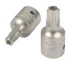 KS Tools 1/4" Bit-Stecknuss, Fünfstern mit Stirnlochbohrung, TS40
