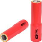 KS TOOLS 1/2" Stecknuss mit Schutzisolierung 19mm, lang