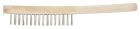 KS Tools Stahl-Handdrahtbürste 3-reihig, 290mm