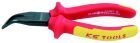 KS TOOLS ERGOTORQUE VDE Flachrundzange 205mm, gebogen