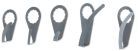 KS Tools Schaberklinge, gebogen, geschwungen, Klingenlänge 36mm