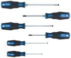 KS Tools ERGOTORQUEplus Schraubendreher-Satz, 6-tlg. Schlitz, PH