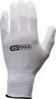 KS Tools Mikro-Feinstrickhandschuhe-weiß, 11, 12 Paar