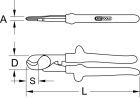 KS TOOLS 1000V Kabelschere 240mm