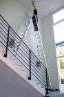 Günzburger Aluminium Stehleiter Nivello Traverse 4 x 8 Sprossen
