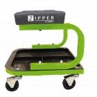 ZIPPER Mobiler Montagehocker ZI-MHK2 Rollen allseitig schwenkbar gepolsterter Sitz