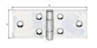Alberts Tischband sendzimirverzinkt LxB 25x61 mm