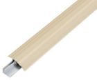 Alberts Ausgleichsprofil Duo Alu sand eloxiert 1000 x 44 mm Set für Beläge 6-13mm