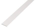 Alberts BA Profil flach Alu weiß beschichtet 2600 x 20 x 2 mm