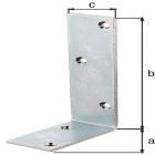 Alberts Balkenwinkel, galv. verzinkt, TxHxB 75x150x40 mm