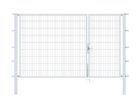 Alberts Doppeltor Flexo feuerverzinkt 1000+2000x1800 Pfosten 80x80x2500mm