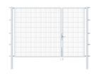 Alberts Doppeltor Flexo feuerverzinkt 1000+2000x2000 Pfosten 80x80x2700mm