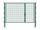 Alberts Doppeltor Flexo grün RAL 6005 1000+2000x2000 Pfosten 80x80x2700mm