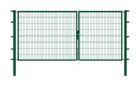 Alberts Doppeltor Flexo grün RAL 6005 3500x1600 Pfosten 80x80x2300mm