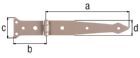 Alberts DURAVIS Werfgehänge perlbeige Bandlänge 302 mm 77 x 48 mm