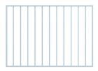 Alberts Fenstergitter Basic I feuerverzinkt 1401-1900mm auf 400-800mm auf Wandmontage