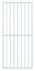 Alberts Fenstergitter Basic I feuerverzinkt 1026-1400mm auf 1401-2000mm auf Wandmontage