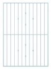 Alberts Fenstergitter Basic II feuerverzinkt 1401-1900mm auf 1401-2000mm in Laibung