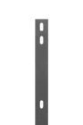 Alberts Flacheisen anthrazit kunststoffbeschichtet 1060 mm für Doppelstab Gittermatten