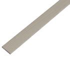Alberts Flachstange selbstklebend Alu edelstahldesign dunkel 1000 x 25 x 2 mm